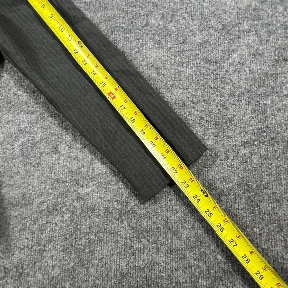 Spago Blazer Jacket Womens 10 Charcoal Gray Single Breasted Notch Lapel Formal - Picture 11 of 14